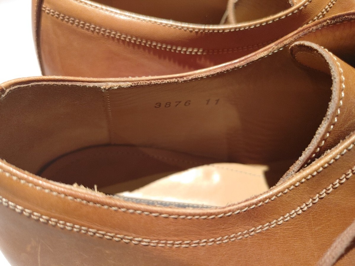 GORDON RUSH Mens Casual Dress Shoes British Tan Leather 