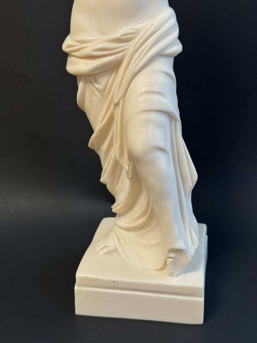 Vtg Venus De Milo Resin Statue Sculpture A Santini Signed Made In