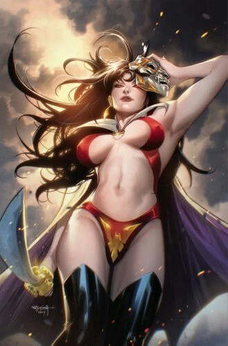 VAMPIRELLA STRIKES #1 STEPHEN SEGOVIA 1:50 Virgin Ratio Incentive Virgin Variant