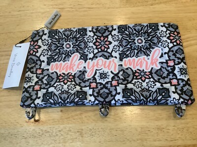 NWT~ Vera Bradley Lisbon Medallion Lighten Up Pencil Pouch￼￼