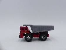 2010 Matchbox Dump Truck RED CONSTRUCTION