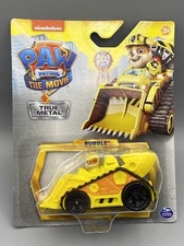 PAW PATROL THE MOVIE True Metal Vehicles- RUBBLE 2021 Yelow Card