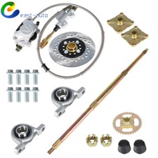 32" Live Rear Axle Kit  Brake Assembly Sprocket Hub Drift Trike Go Kart ATV