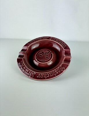 Antique Vintage Rosbacher Brunnen Advertising Counter Ashtray 16cm x 2.5cm 