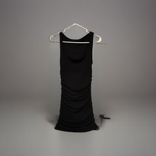 Black Sleeveless Dress | Shein | Squared Neck | Stretchy