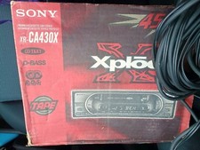 Sony XR CA430X Cassette Player & Sony CDX-656 10 CD Disc Changer 