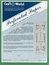 Perforated Paper, Christmas Green, 2 sheets, ...