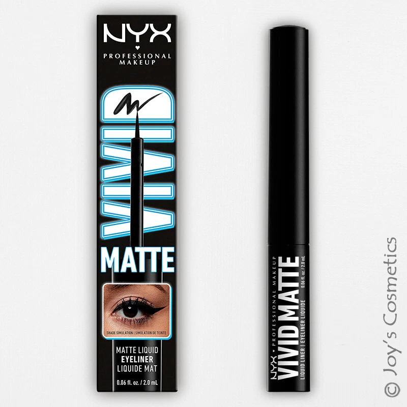 1 NYX Vivid Matte Liquid - Long Wearing Eyeliner &#034;VMLL01 Black&#034; | eBay