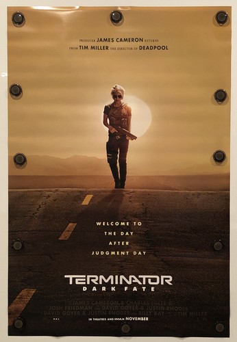 TERMINATOR: DARK FATE Original One Sheet Movie Poster - 2019 - CAMERON