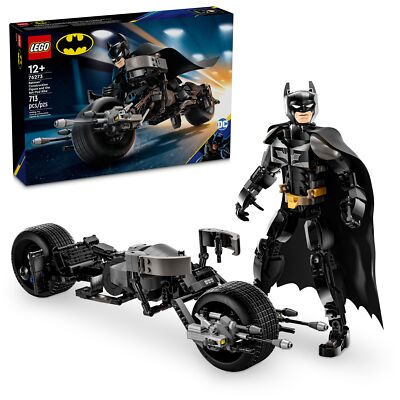 New LEGO Super Heroes: Batman Construction Figure and the Bat-Pod Bike (76273)