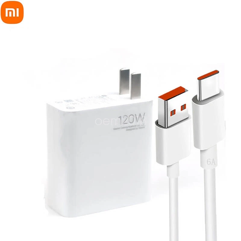 Xiaomi 120W Fast Wall Charger Adapter USB-C Cable Mi12/13 Pro Redmi Note 12Pro + - Image 3 of 4
