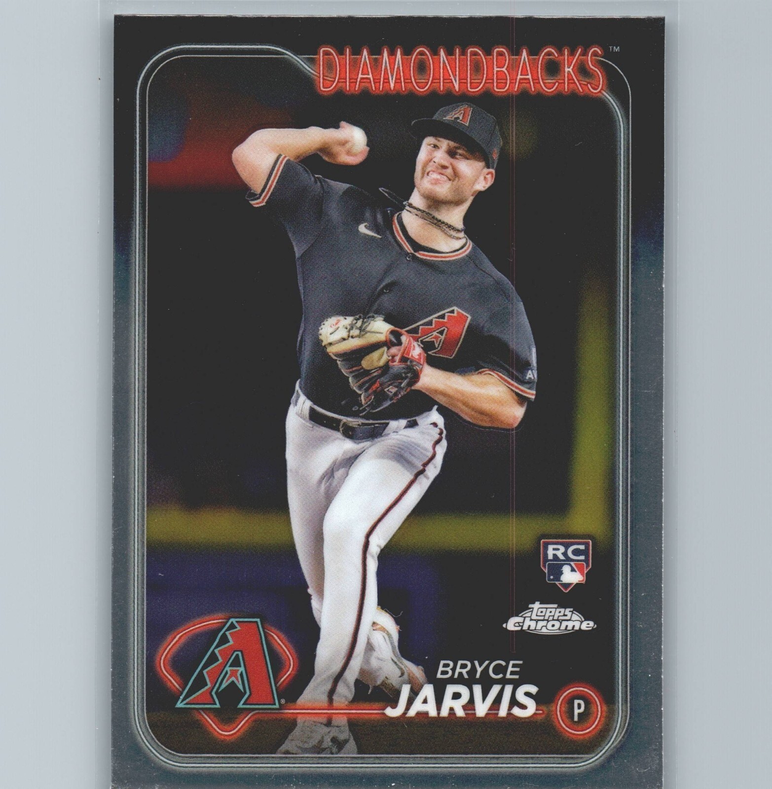 2024 Topps Chrome - #75 Bryce Jarvis (RC)