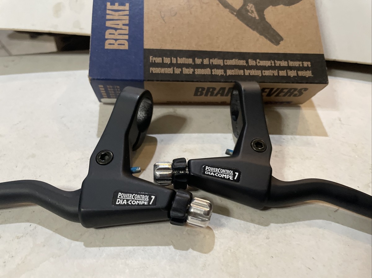 Levier De Frein DIA-COMPE NOS – Power Control 7n – Bleu Anodisé – 22.2 Mm – VTT/BMX