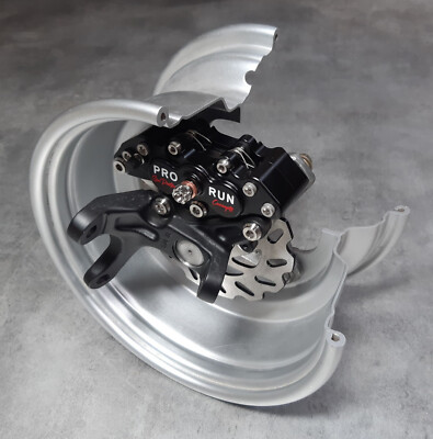 Yamaha Banshee Front Brakes Front Brake Calipers Pair For Yamaha ATVs (Fits Banshee 350, Raptor 660, Grizzly 450 & More) - Includes Pads Banshee 350 Accessories - Foto 8