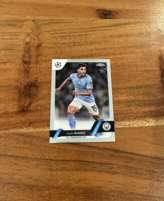 Julian Alvarez 2022-23 Topps Chrome UEFA Champions NRMT+ Argentina / Man City