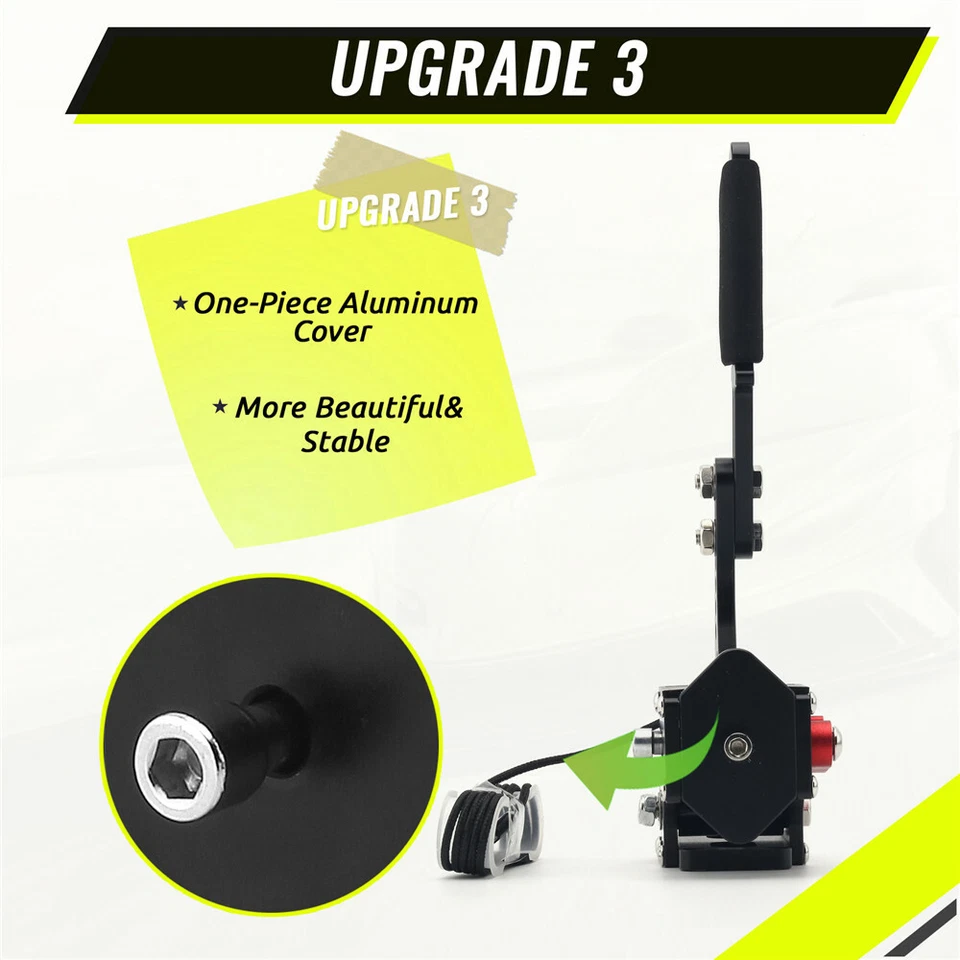 16Bit PC USB Handbrake SIM Mount Plate for Racing Games T500 G27/G29 FANATECOSW - Image 4 of 4