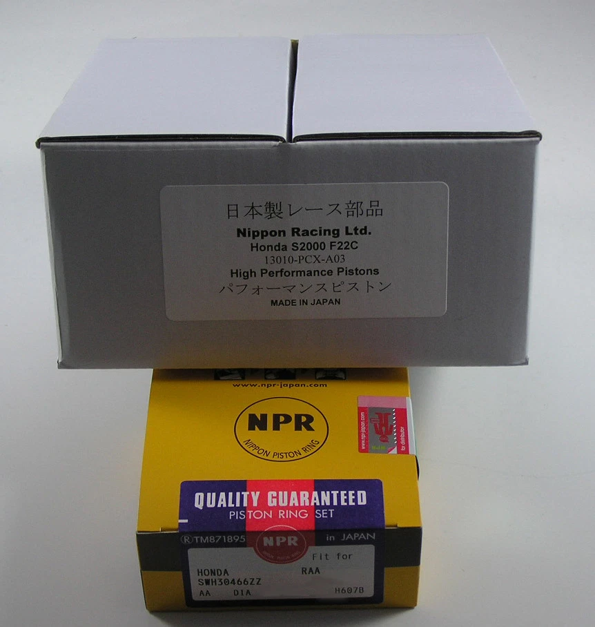 JDM NIPPON RACING 88MM OVERSIZE F22C F20C PCX S2000 PISTON AND RING SET AP1 - Image 2 of 4