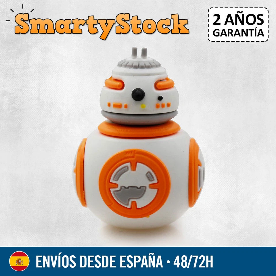 Pendrive BB-8 Star Wars 16 GB - Memoria USB BB8 The Force Awakens - Entrega 72h