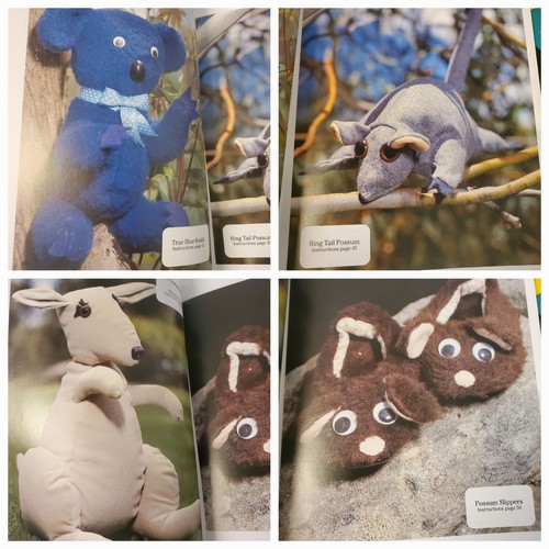 Plush Toy Patterns Book, Australian Animals, Puppets, Toys,By Carolyn Peterson. - Picture 4 of 14