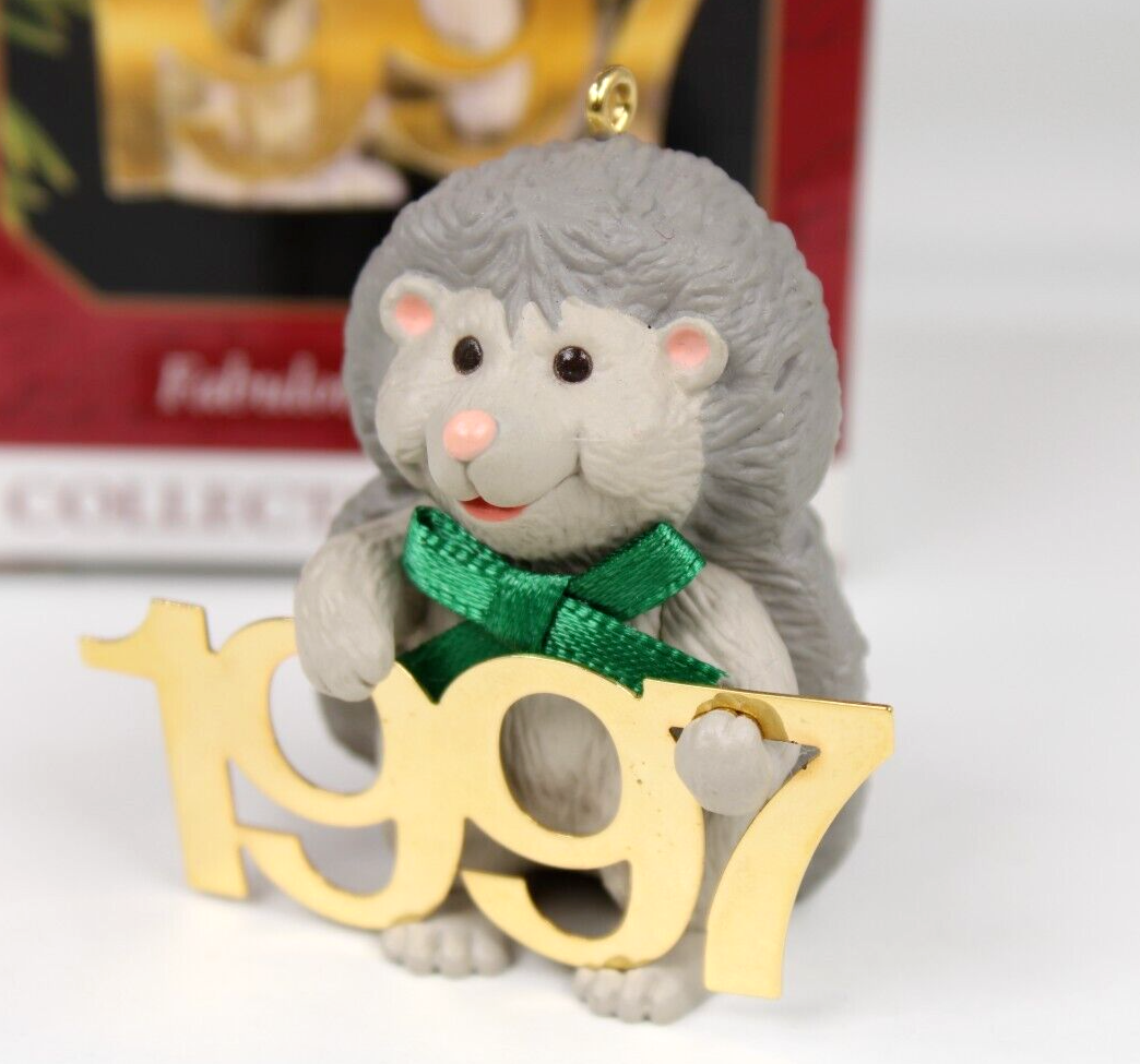 1997 Hallmark Fabulous Decade Hedgehog Ornament 8th in Series Vintage