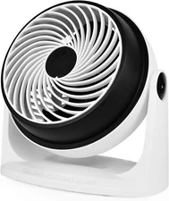 8" Table Fan Tabletop Air-Circulator Fan with 3 Speed Control and 110° Rotation