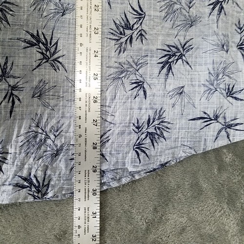 Camicia Hawaiianize Resort Wear Uomo 3XL Blu Floreale Hawaiiana Aloha - Foto 9 di 10