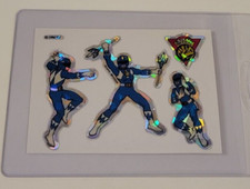 MIGHTY MORPHIN POWER RANGERS Billy 1994 Prism VENDING MACHINE STICKER CARD NM 