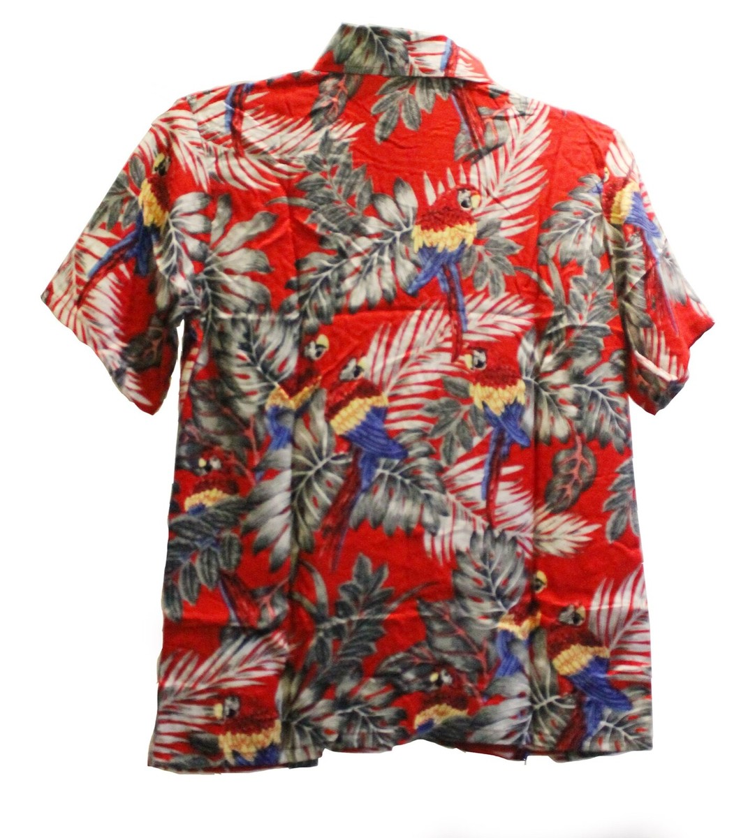 I LOVE FANCY DRESS LTD Costume Da Camicia Hawaiana Da Uomo - Camicia Aloha Rossa Con Fantasia - Foto 5