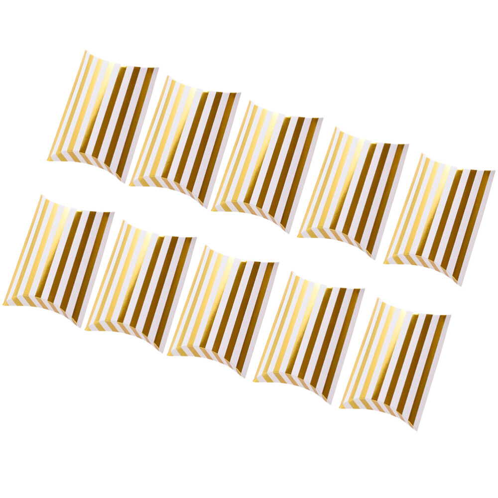 10 Pcs Chocolate Gift Boxes Wedding Candy Paper Container Antiscratch