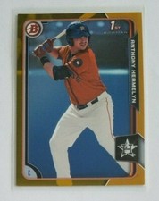 Anthony Hermelyn (Astros) 2015 Bowman Draft baseball GOLD (only 50 made)