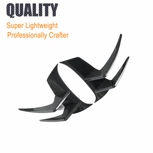 Für Mercedes Benz AMG GT R 16-19 Carbon Front Splitters Flaps Stoßstangen Canard - Bild 8 von 11