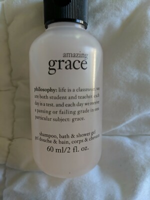 Philosophy Amazing Grace Shampoo, Bath & Shower Gel 2 Oz (Travel Size) 