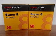 Kodak Vision 3 200T Twin Pack Super-8 Color Negative Film- NEW & FRESH NO REMJET
