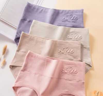 Tummy Control Underwear Ladies Leak Proof panties Women High Waist Pant 2/4 Pack