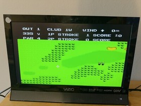 Bandai Golf: Challenge Pebble Beach (NES, 1989) CIB Complete w/ Manual + Sleeve