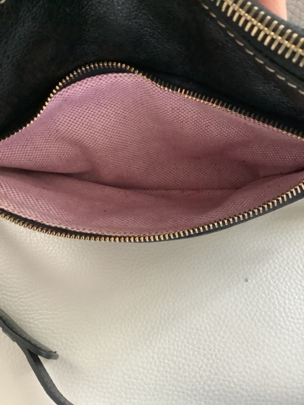 Dooney & Bourke Solid Black Pebbled Leather Cross… - image 11