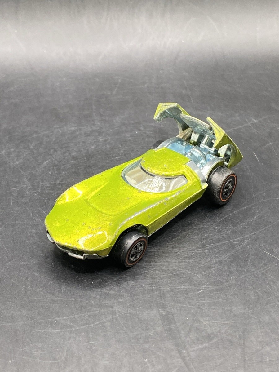 Hot Wheels Redline Turbofire Antifreeze Green White Int USA