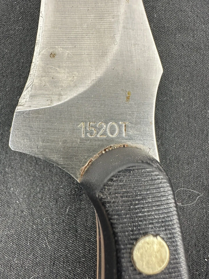 Cuchillo de caza Schrade Old Timer 152OT hoja fija dedo afilado Foto 3 de 4