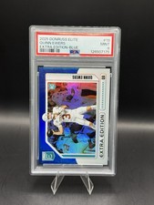2025 Donruss Elite Quinn Ewers Extra Edition Blue /75 🔥 RC Dolphins PSA 9