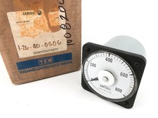 New GE General Electric 50-103131-LSSN7M Type AB40 Ammeter 0-400A 5A Full Scale