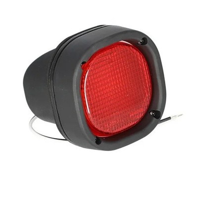 Tail Light - TYRI 25W,Halogen Flush Mount Red Lens Skid Steer
