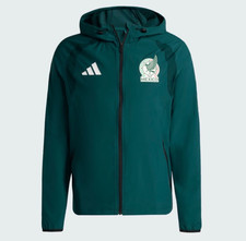 Cortavientos ADIDAS México Tiro Travel cremallera completa. Chamarra ADIDAS de México. 2026.