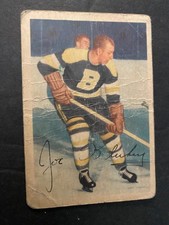 Joe Klukay (Bruins) - 1953-54 Vintage Parkhurst Hockey Card #94
