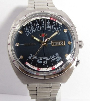 BIG ORIENT College Perpetual Multi Year Calendar Men Automatic Japan Armbanduhr