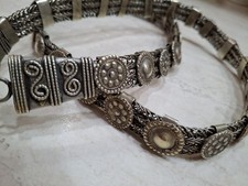 Handmade silver belt for women vintage