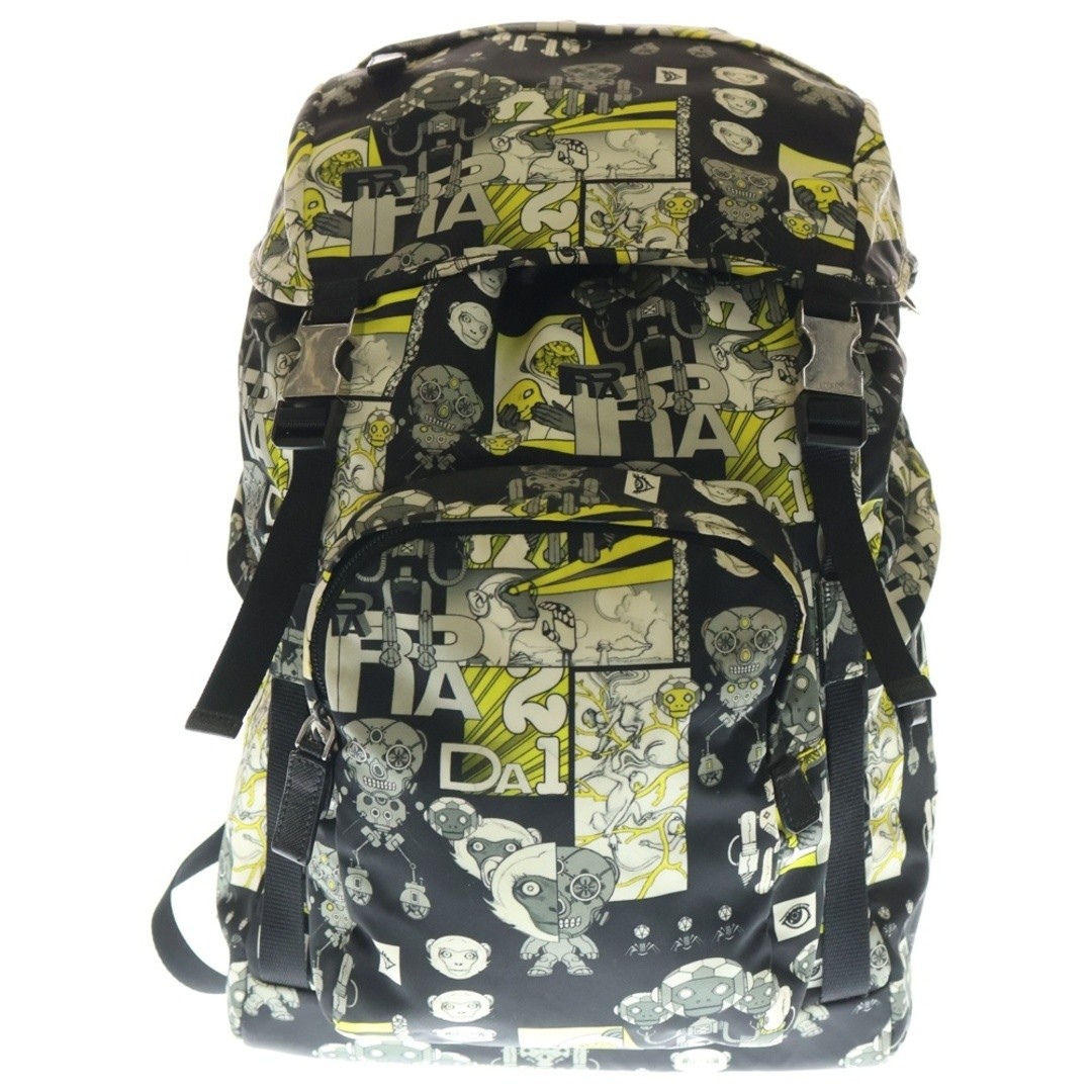 Prada Triangular Logo Plate Comic Nylon Backpack … - image 1