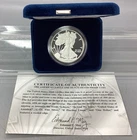2008 W Proof Silver Eagle - Box & CoA