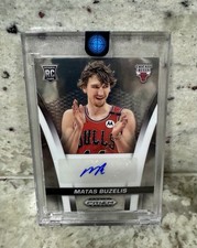 2024-25 Prizm Black Matas Buzelis Rookie Auto Chicago Bulls