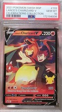 Pokemon PSA 10 Lance's Charizard V Promo 2021 SWSH133 Celebrations English