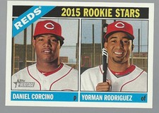 2015 Topps Heritage #311 Daniel Corcino/Yorman Rodriguez NM-MT RC Rookie Reds